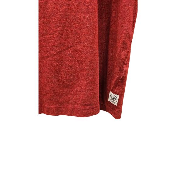 American Eagle flex sz XXL 3 button lived in henley red casual comfort soft - Picture 3 of 8
